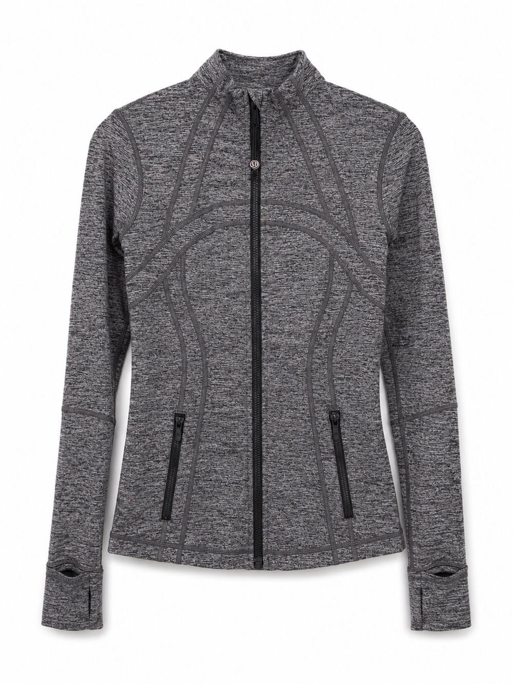 Lululemon Define Style Full Zip Jacket Heathered Gray Size 6
